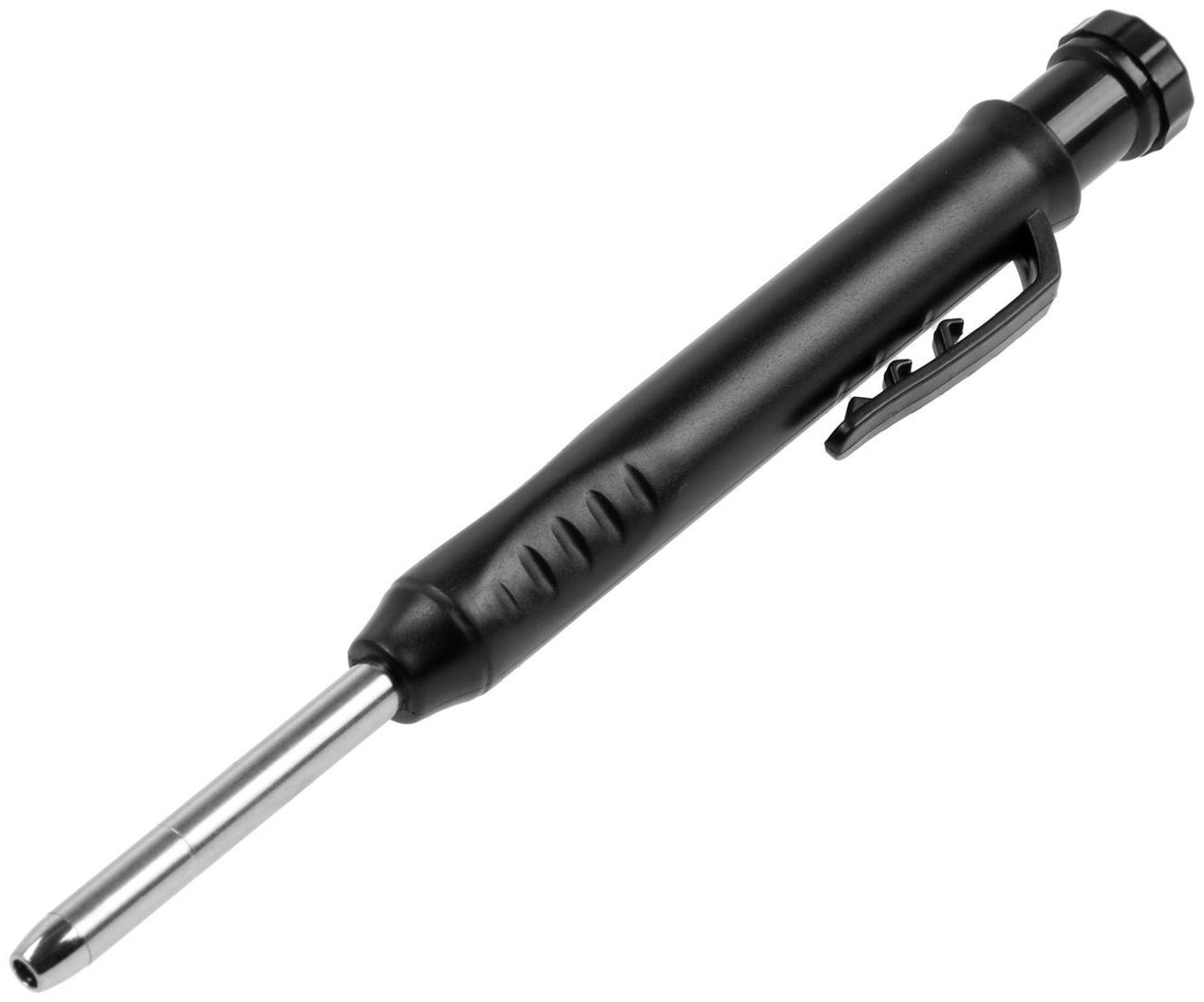 Карандаш механический ТУНДРА, с точилкой, черный