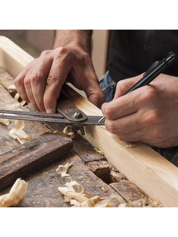 Карандаш механический ТУНДРА, с точилкой, черный