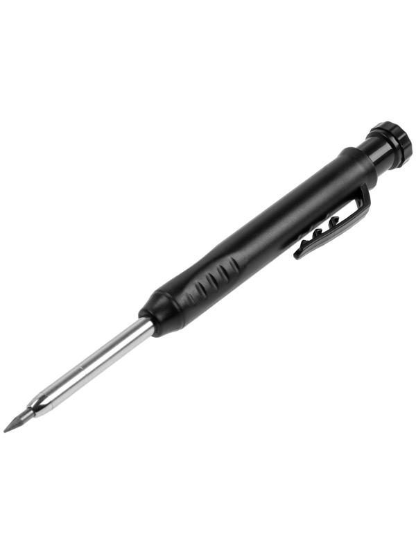 Карандаш механический ТУНДРА, с точилкой, черный