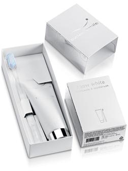 Набор SWISS SMILE зубная паста Snow White и зубная щетка, отбеливающая