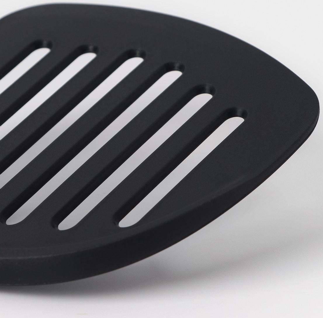 Лопатка с прорезями Доляна Picanto, цвет чёрный