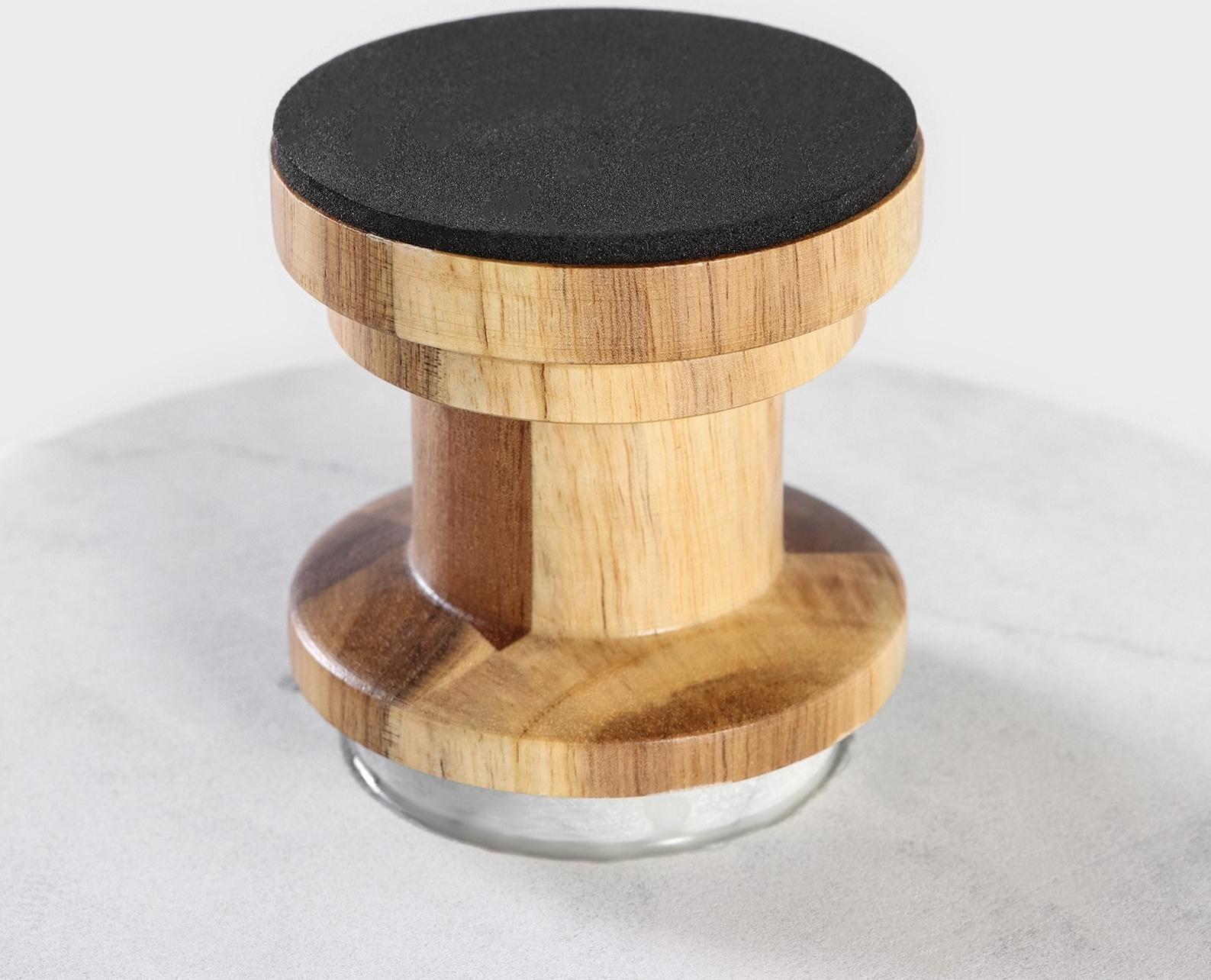 Подставка для торта Magistro Forest dream, d=20,5 см, акация, мрамор