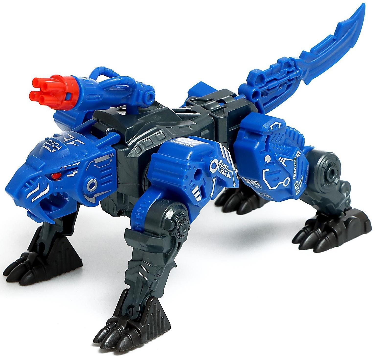 Робот зверобот «Саблезубый тигр», трансформирующийся