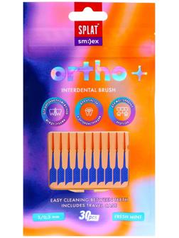Межзубный ершик SPLAT SMILEX ORTHO+ со вкусом мяты, размер S, мягкий, 30 шт