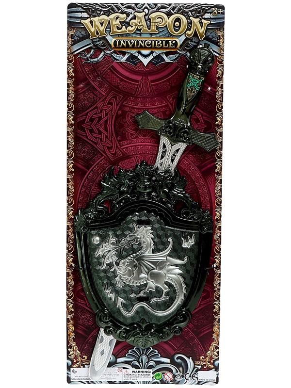 Набор рыцаря «Орден Дракона», меч и щит