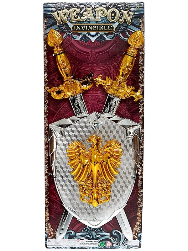 Набор рыцаря «Орден Орла», два меча и щит