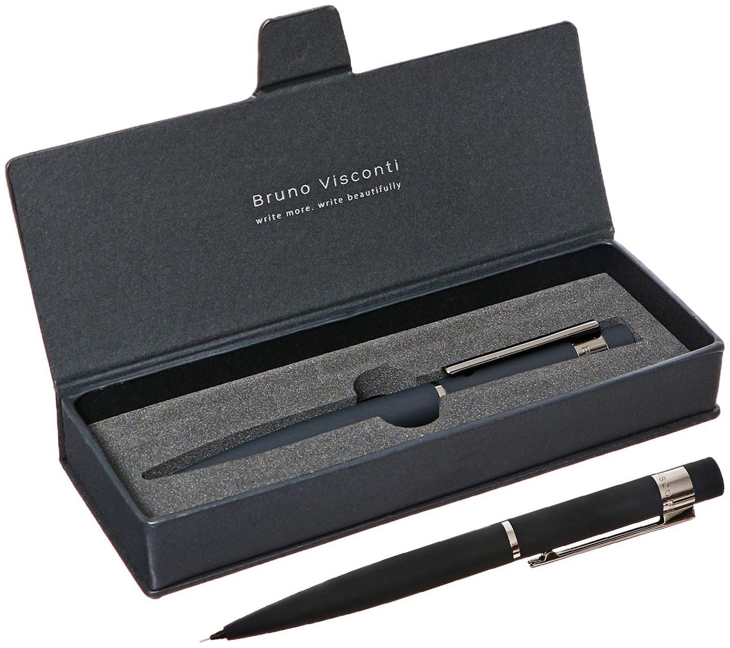 Карандаш механический BrunoVisconti VERONA, 0.7 мм, HB, металлический корпус Soft Touch синий