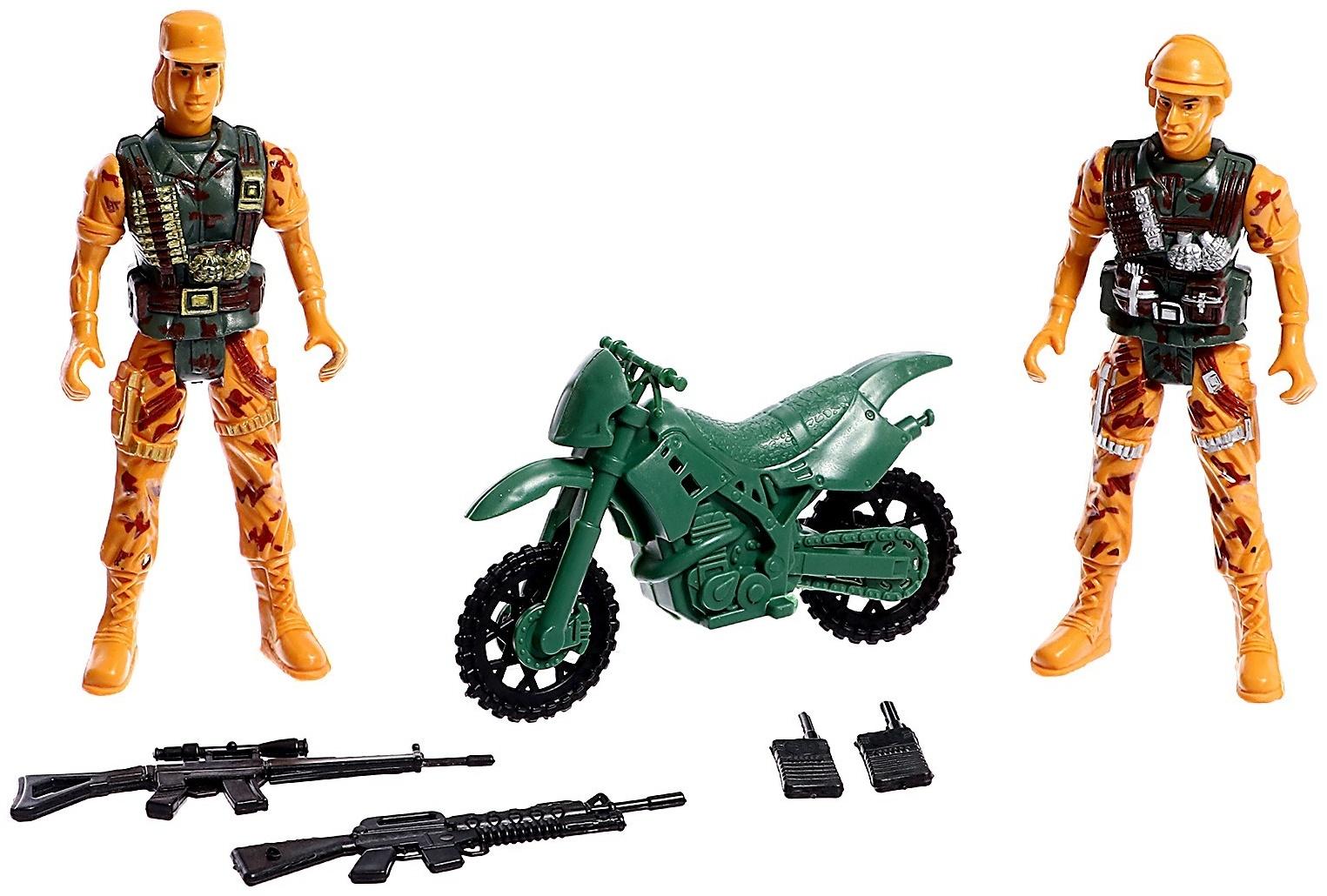 Набор фигурок «Мото пехота», 7 предметов