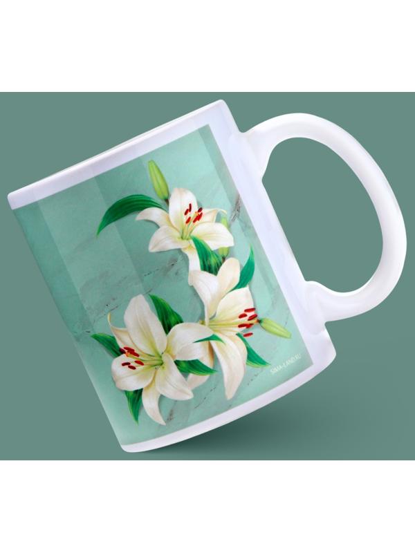 Кружка «8 марта» лилии, 320 мл