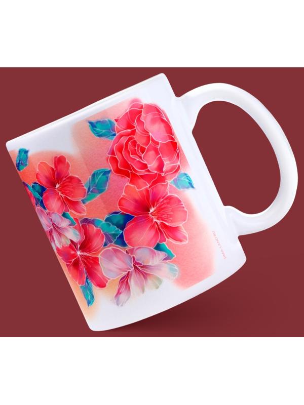 Кружка «8 марта» цветы, 320 мл