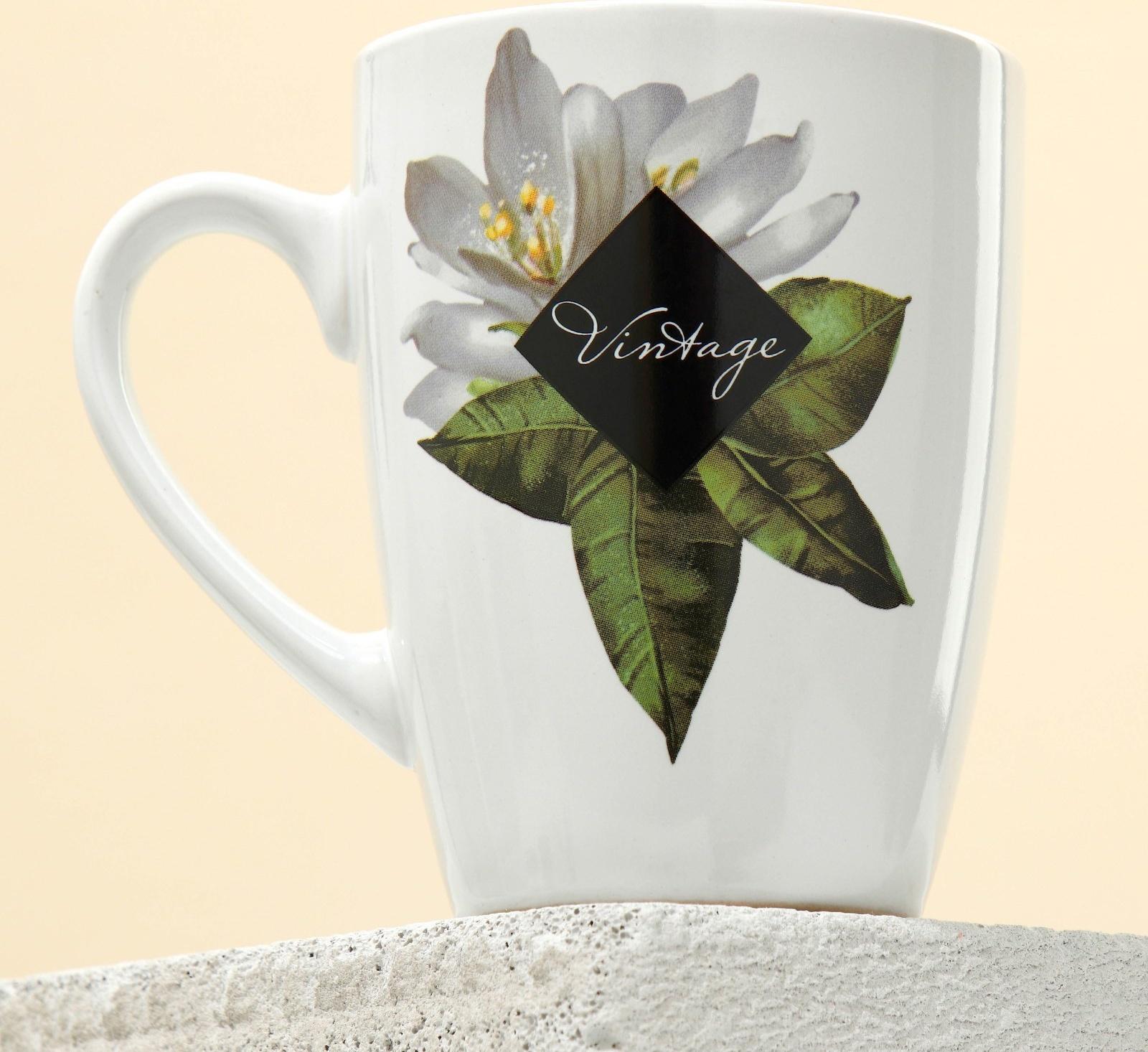 Кружка Lemon flowers, 350 мл