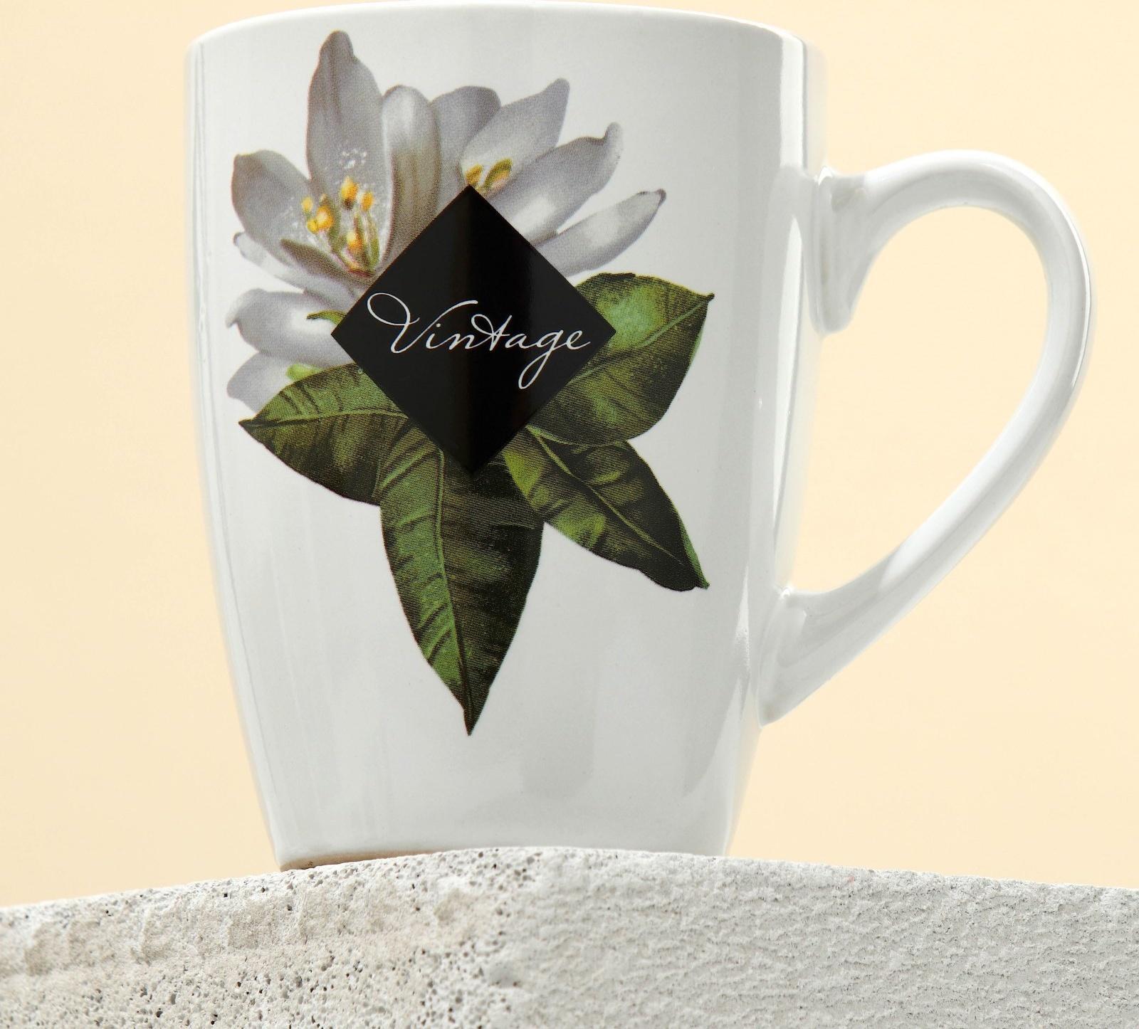 Кружка Lemon flowers, 350 мл