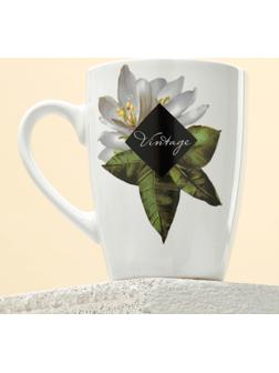 Кружка Lemon flowers, 350 мл