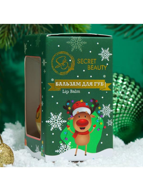 Бальзам для губ «Новогодний олень», лимитированный