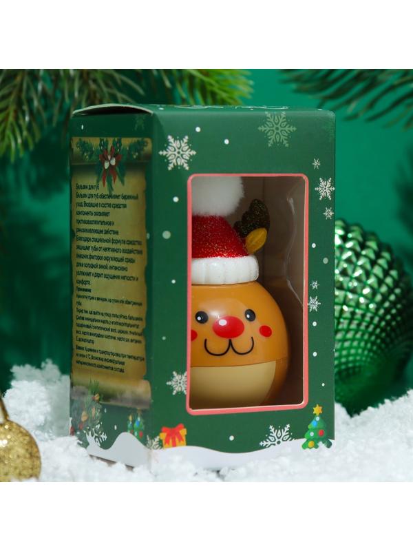 Бальзам для губ «Новогодний олень», лимитированный