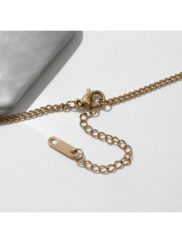 Кулон XUPING крестик, цвет белый в золоте, 40 см