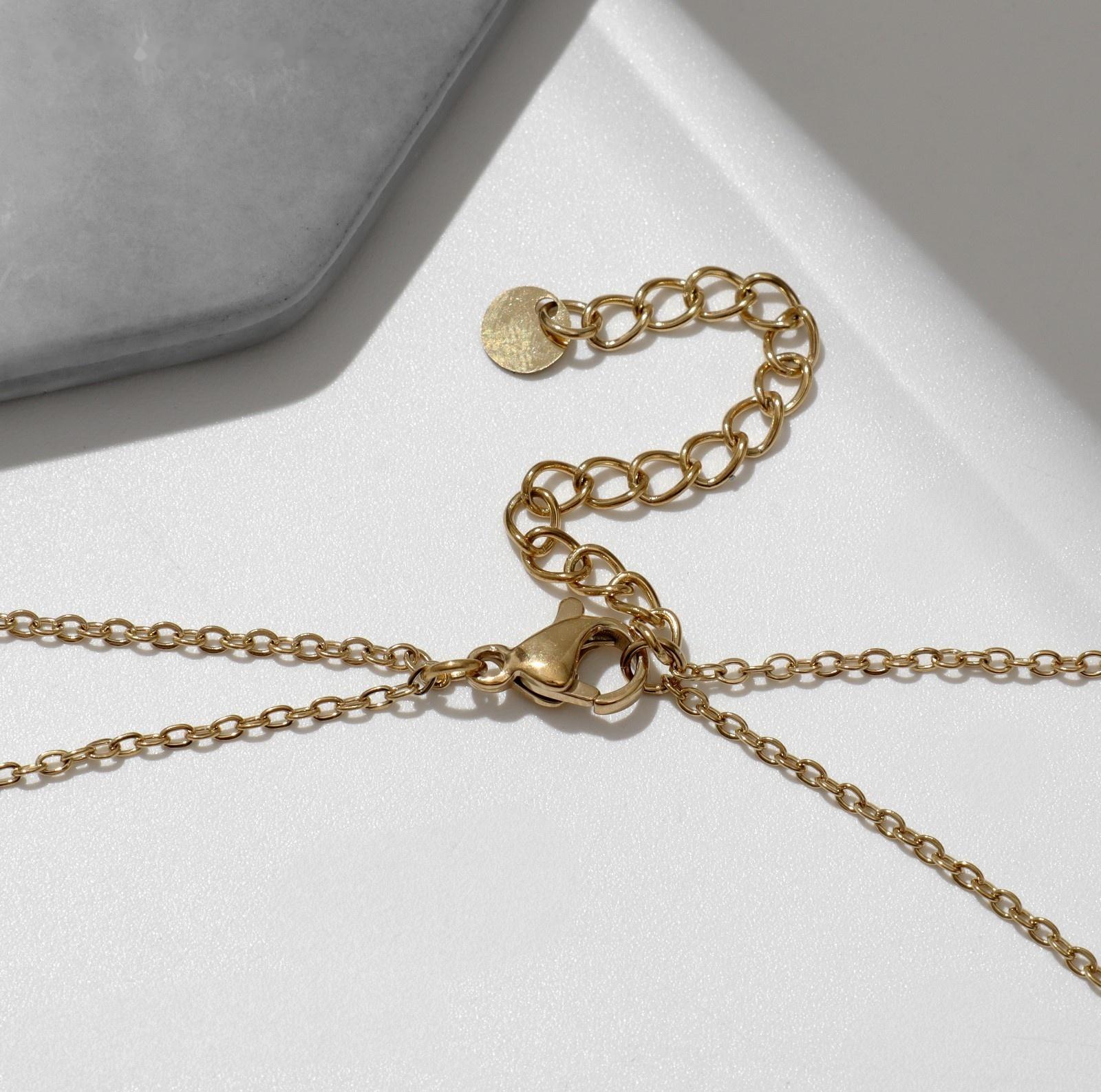 Кулон XUPING изящность, цвет золото, 40 см