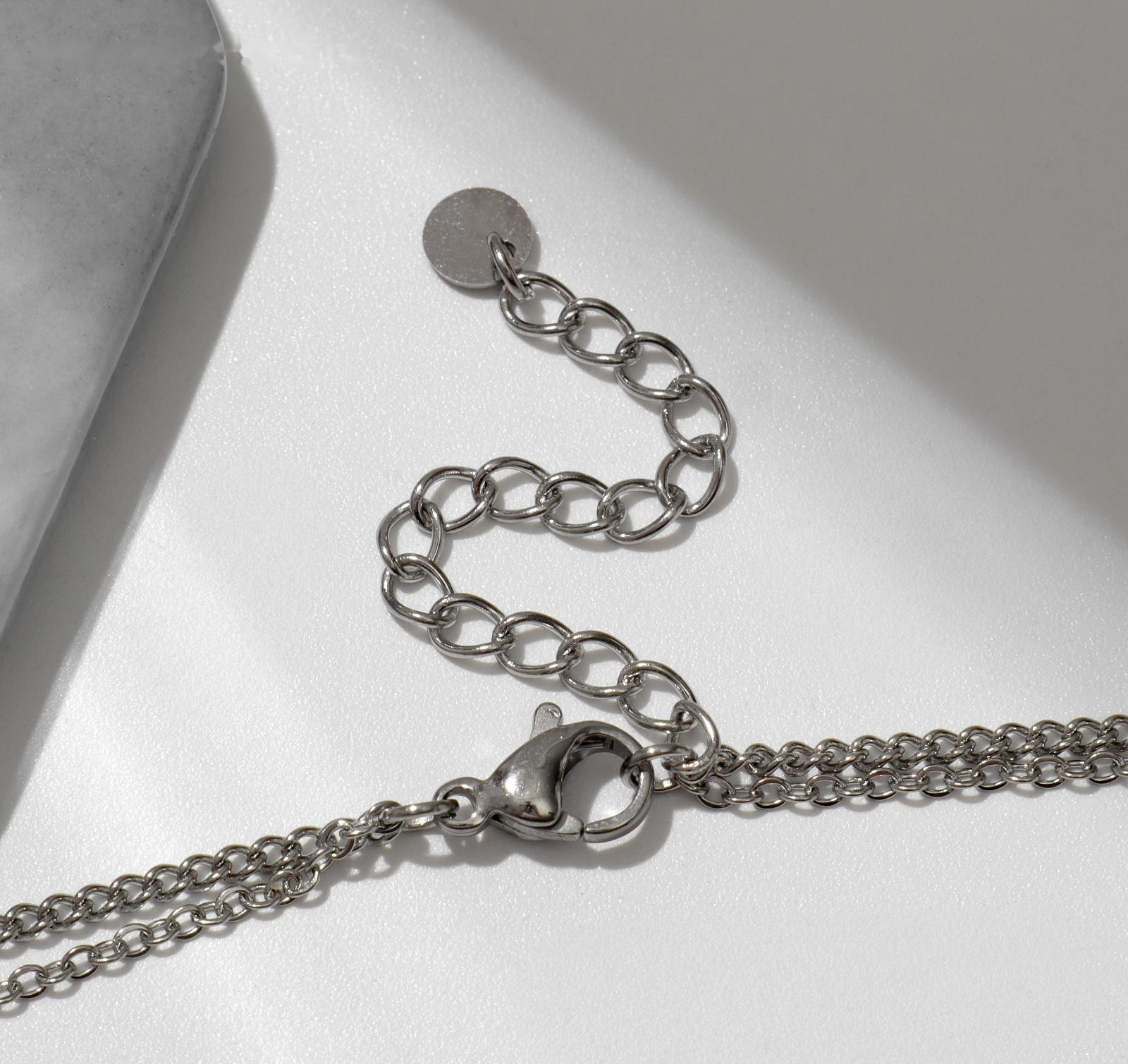 Кулон XUPING утончённость, цвет серебро, 40 см