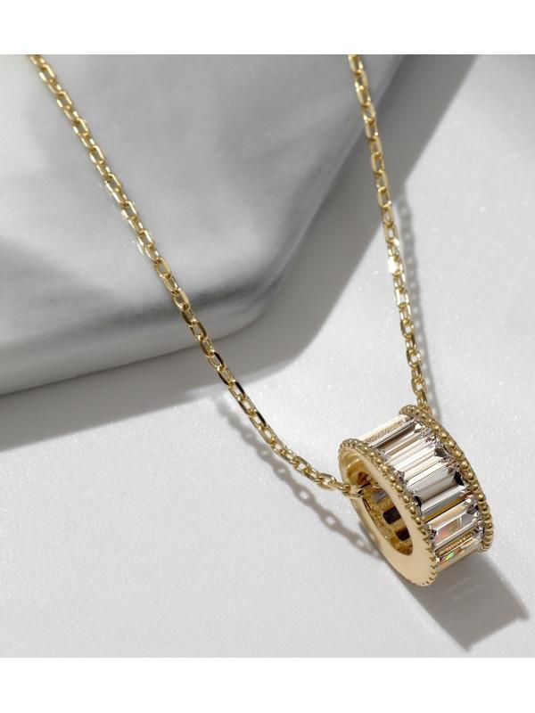 Кулон XUPING кольцо, цвет золото, 40 см