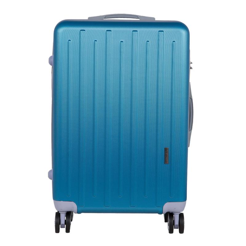 Чемодан средний, синий, пластикABS, арт. РА119