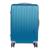 Чемодан средний, синий, пластикABS, арт. РА119