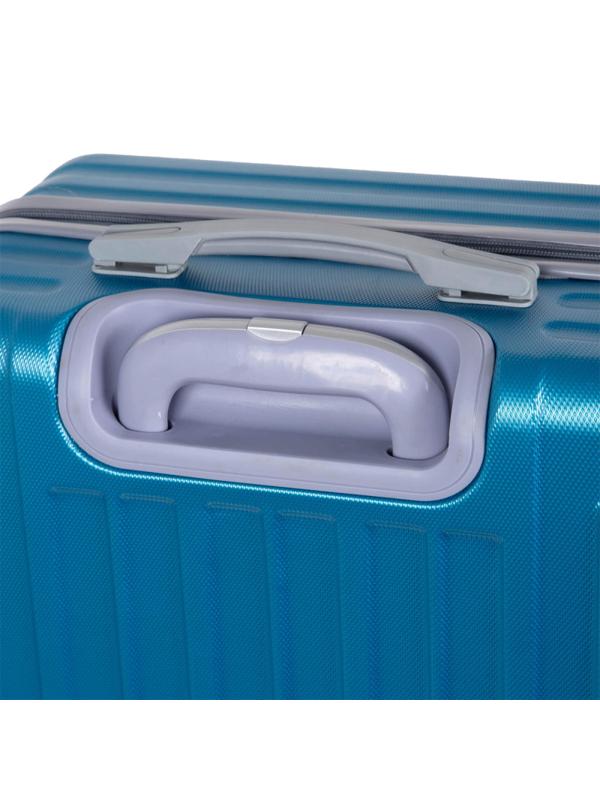 Чемодан средний, синий, пластикABS, арт. РА119
