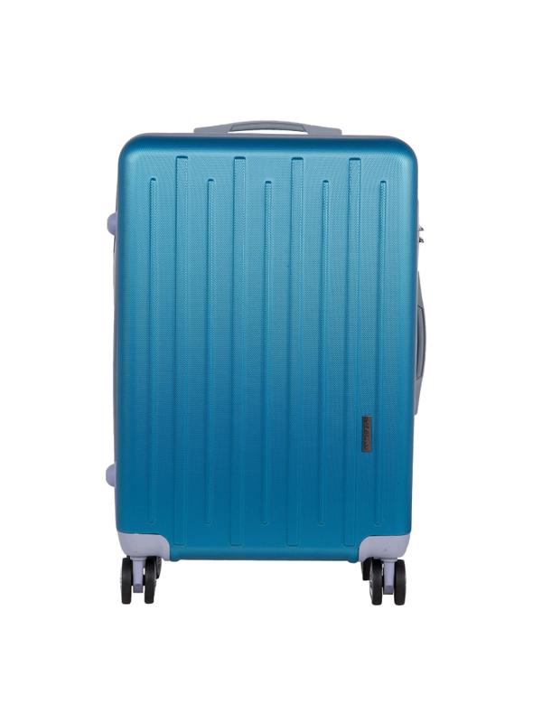 Чемодан средний, синий, пластикABS, арт. РА119