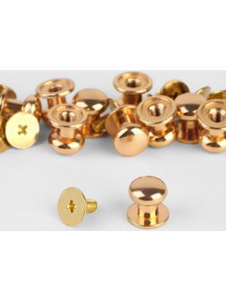 Кобурный винт d = 7,9/8,5 × 8,5 мм, 10 шт, цвет золотой