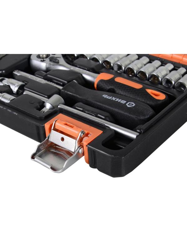 Набор инструмента Вихрь 1/4, CrV, пластик. кейс 29 предм (73/6/7/1)