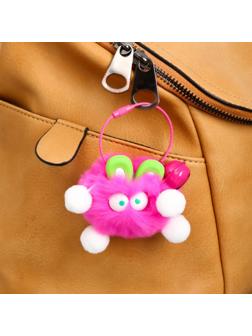 Пушистик на троссе с бубенчиком 