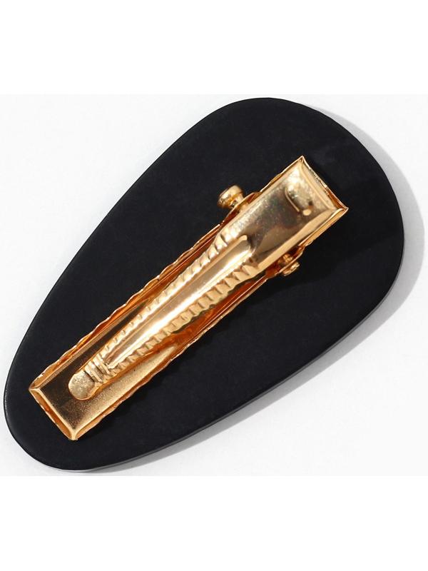 Заколка для волос акриловая каплевидная 