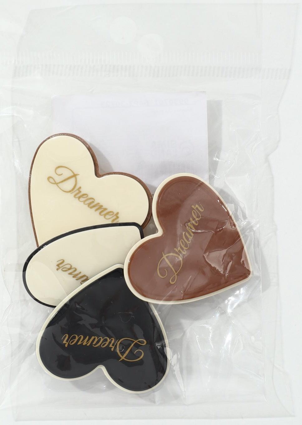 Заколка для волос  акриловая  Dreamer, микс, 3.5 х 3.5 см