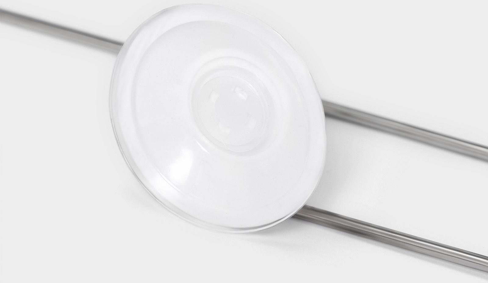 Держатель для полотенец на вакуумной присоске Доляна, 26,5×6,5×6 см