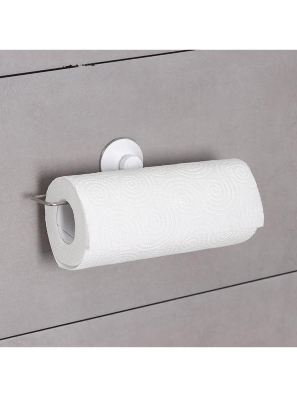 Держатель для полотенец на вакуумной присоске Доляна, 26,5×6,5×6 см