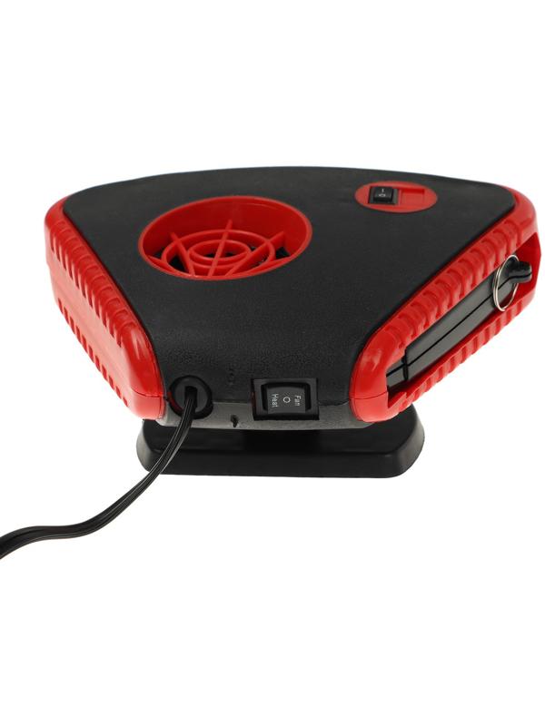 Тепловентилятор в автомобиль, 12 В, 150 Вт, подсветка, выносная ручка, провод 1,3 м