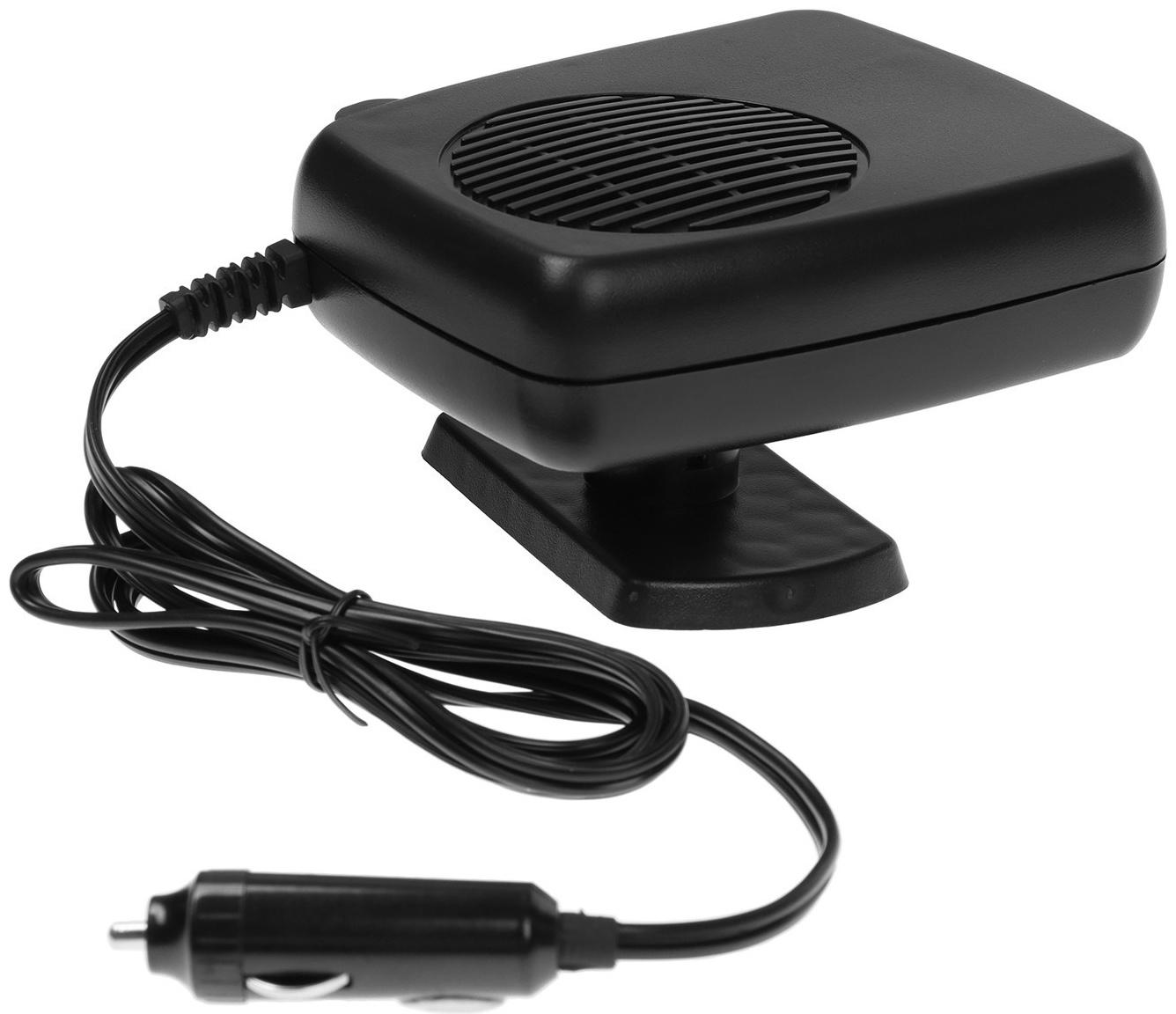 Тепловентилятор в автомобиль, 12 В, 150 Вт, выносная ручка, провод 1,3 м