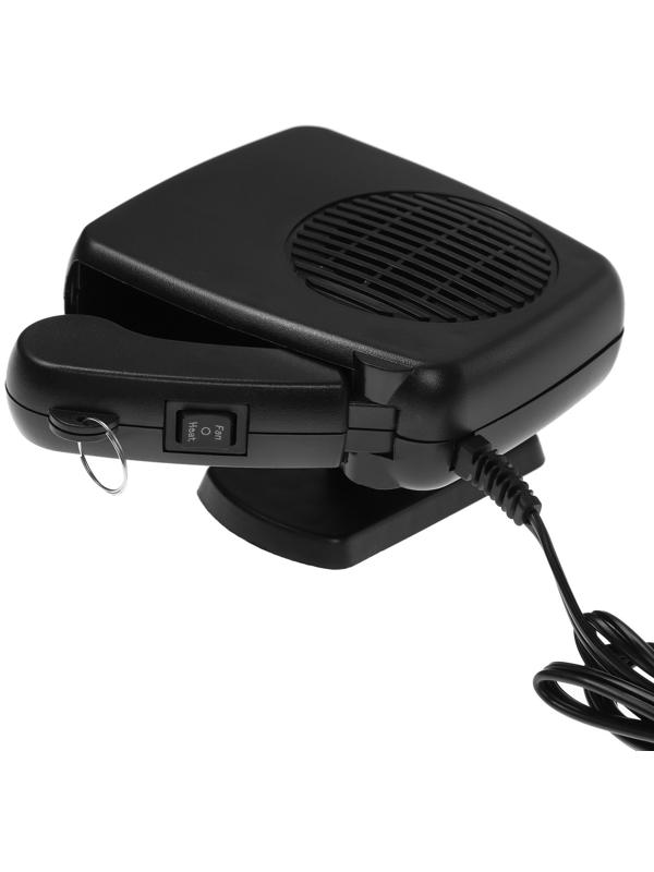 Тепловентилятор в автомобиль, 12 В, 150 Вт, выносная ручка, провод 1,3 м