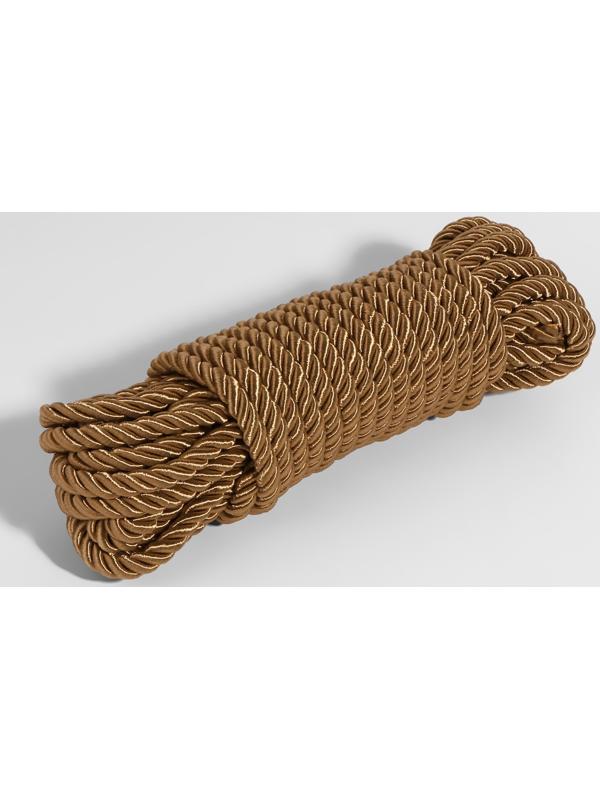 Шнур витой, d = 8 мм, 9 ± 1 м, цвет кофейный