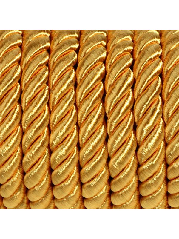 Шнур витой, d = 10 мм, 9 ± 1 м, цвет золотой