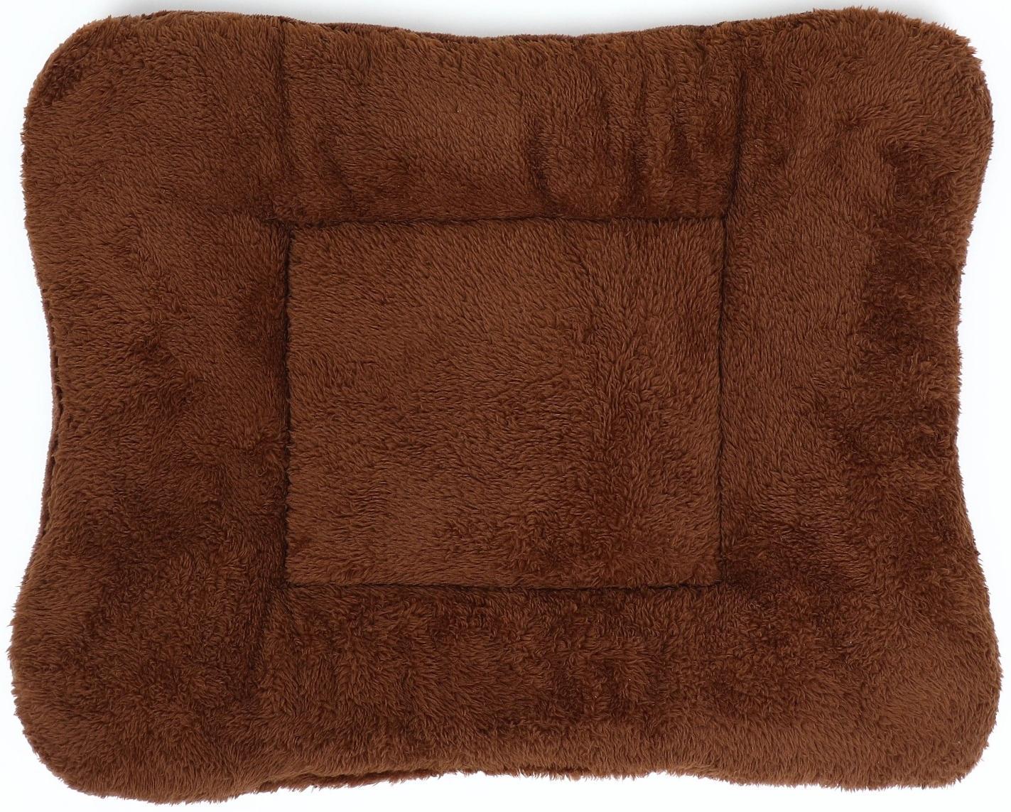 Матрас для животных, двухсторонний, 67 х 53 см, коричневый