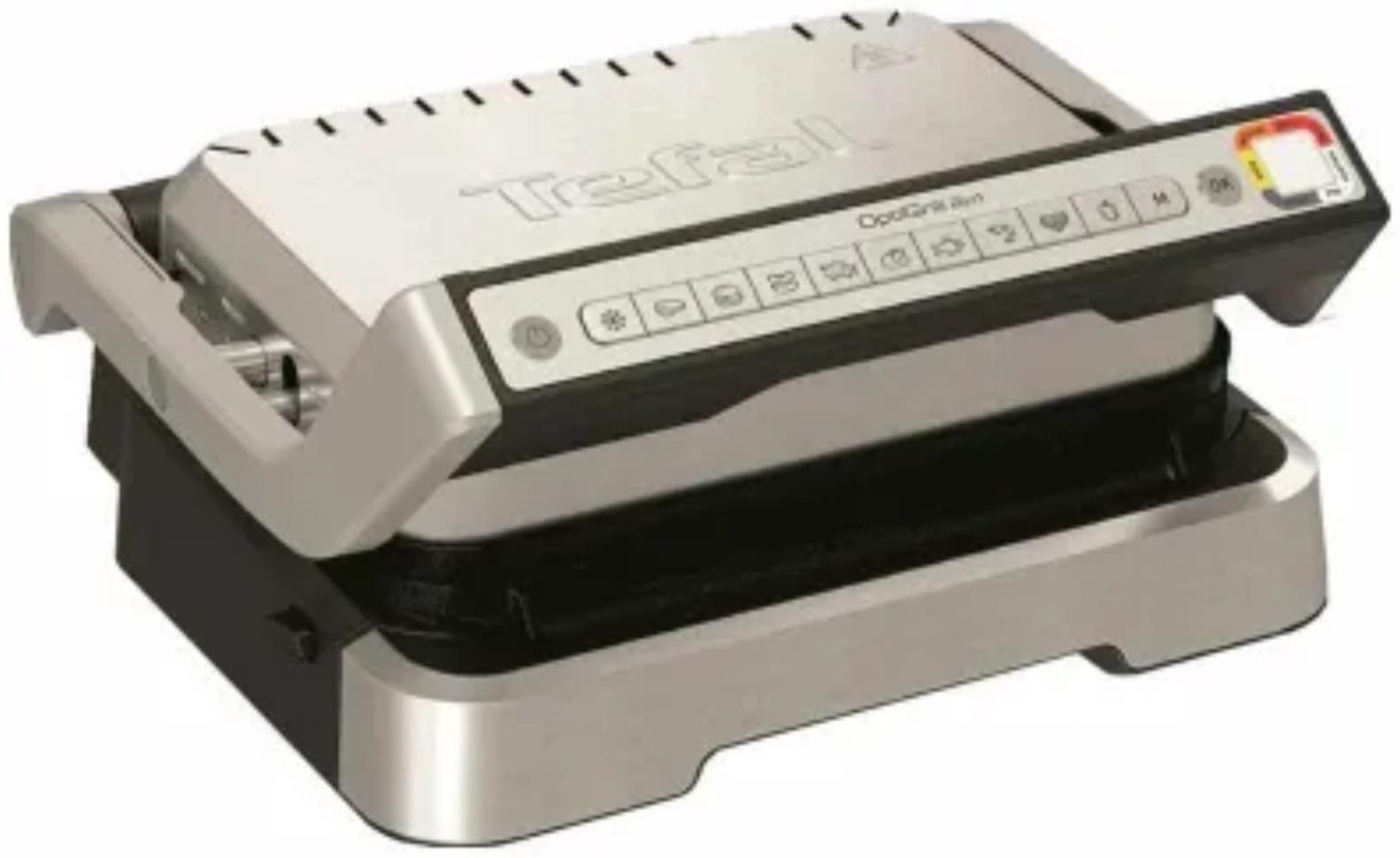 Гриль электрический Tefal Optigrill GC772D30, 2100 Вт, антипригарное покрытие, 30x20