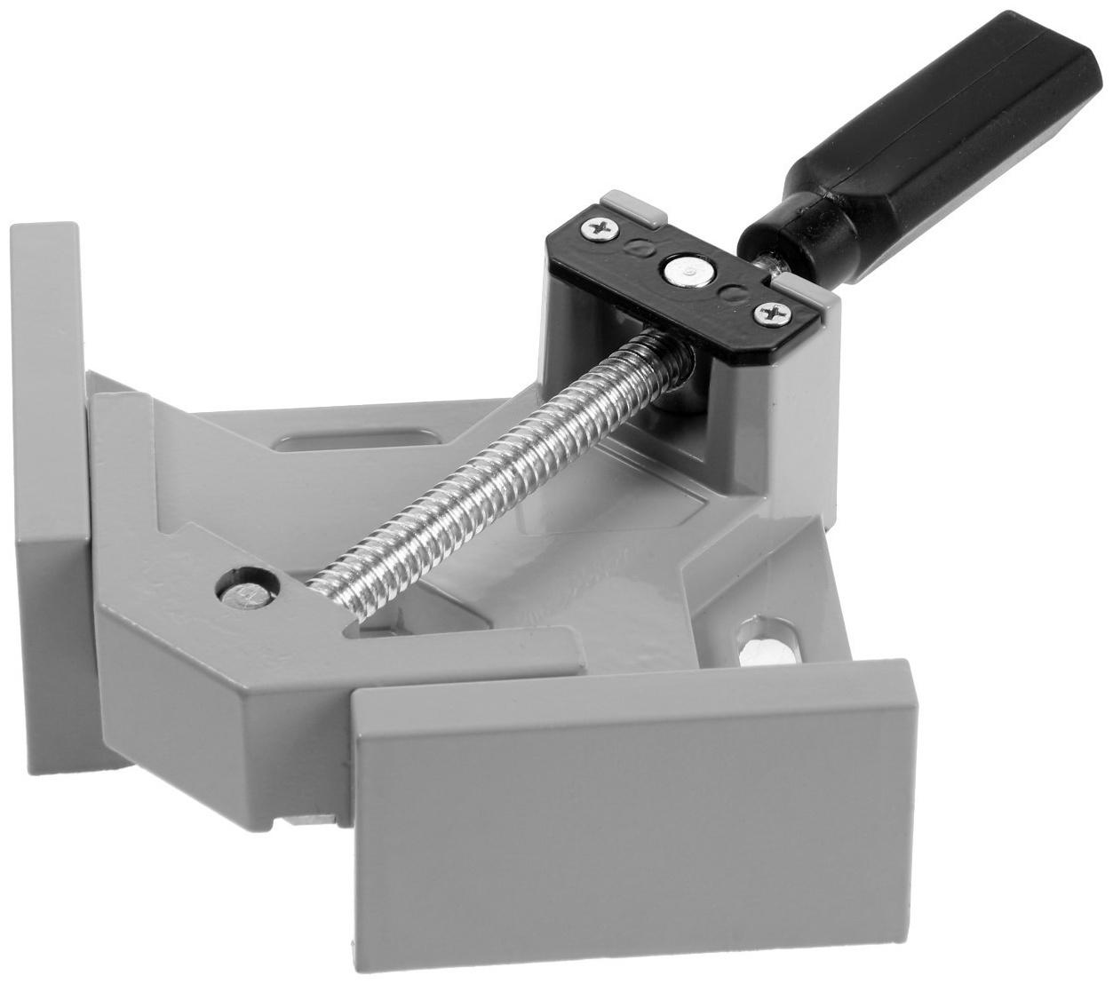 Струбцина угловая ТУНДРА, металлическая, один зажим, 68 мм