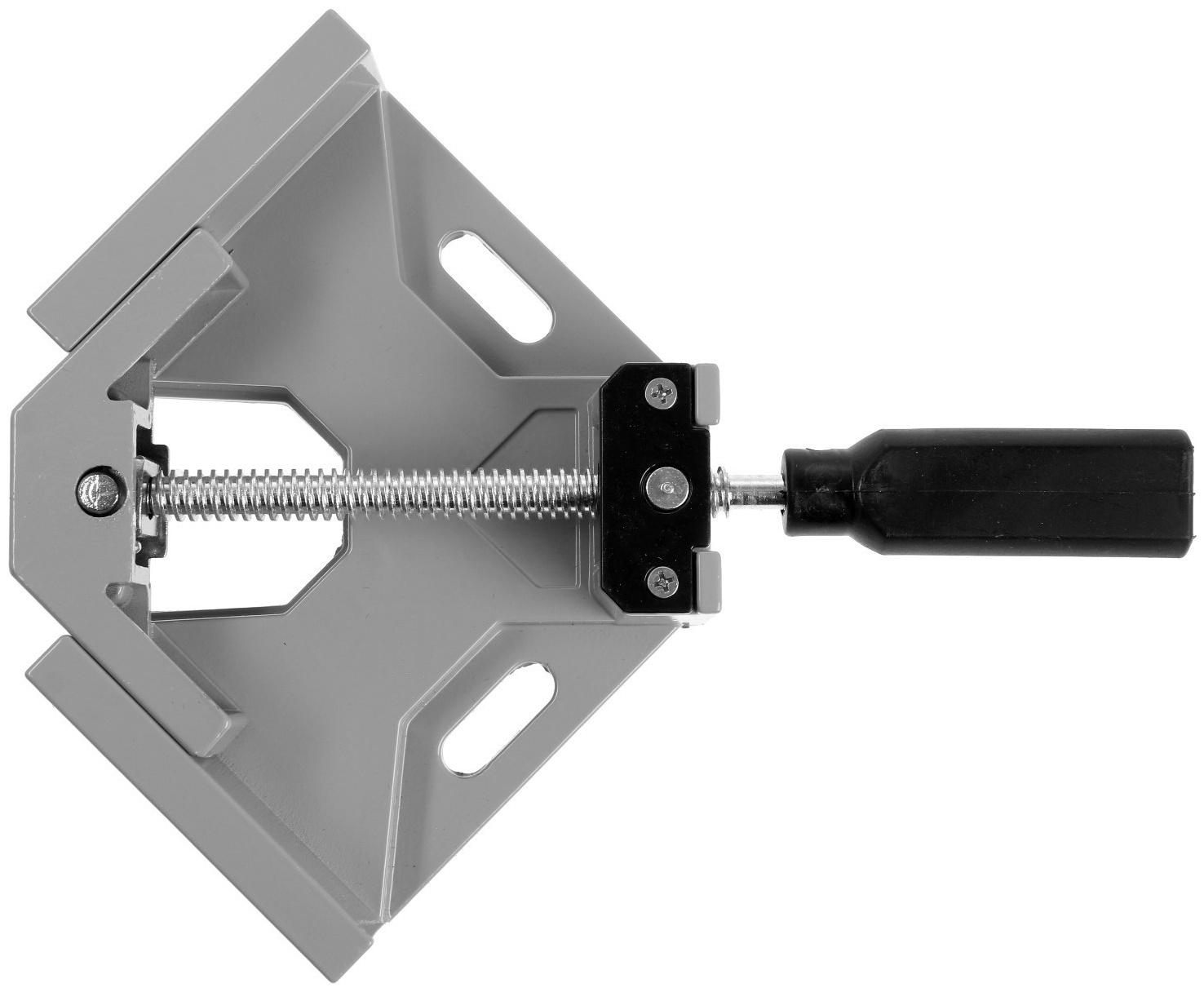 Струбцина угловая ТУНДРА, металлическая, один зажим, 68 мм