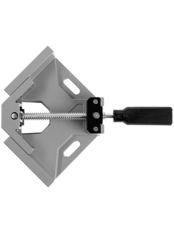 Струбцина угловая ТУНДРА, металлическая, один зажим, 68 мм