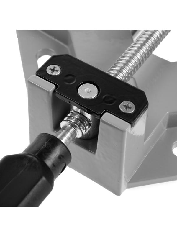 Струбцина угловая ТУНДРА, металлическая, один зажим, 68 мм