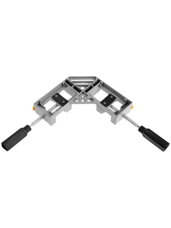 Струбцина угловая усиленная ТУНДРА, металлическая, два зажима, 68 мм