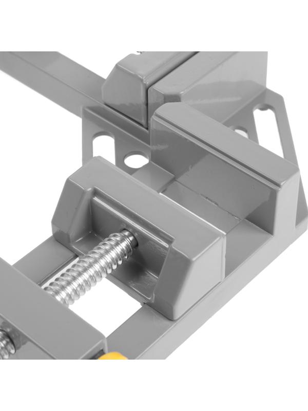 Струбцина угловая усиленная ТУНДРА, металлическая, два зажима, 68 мм