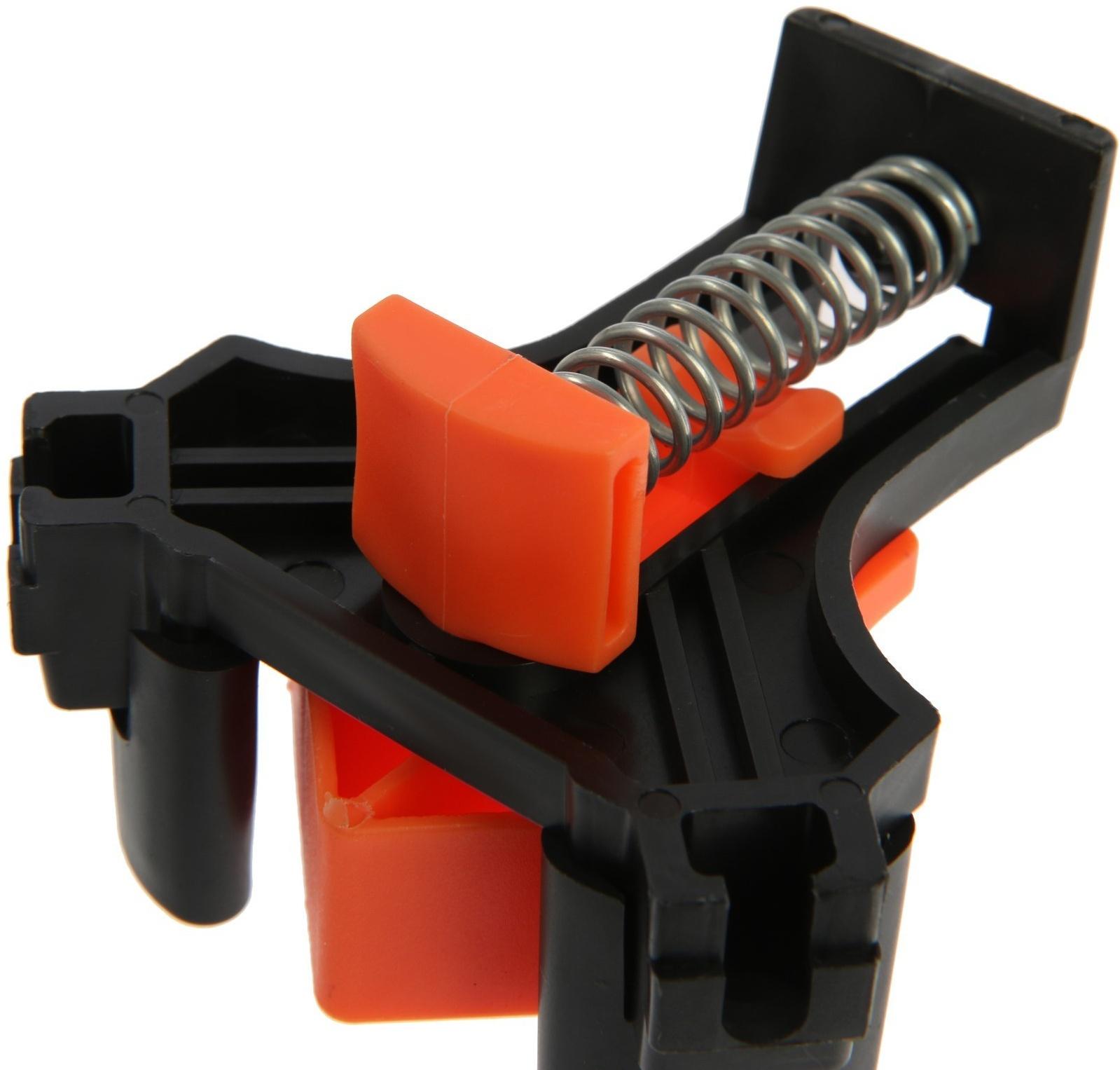 Мини угловая струбцина ЛОМ, зажим до 25 мм, 1 шт.