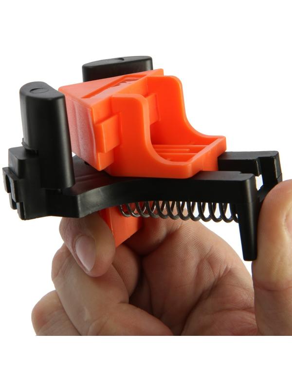 Мини угловая струбцина ЛОМ, зажим до 25 мм, 1 шт.