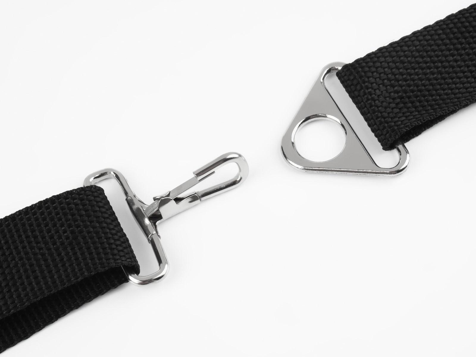 Полукольцо-пластина для сумки, 15/32 мм, 2 шт, цвет серебряный